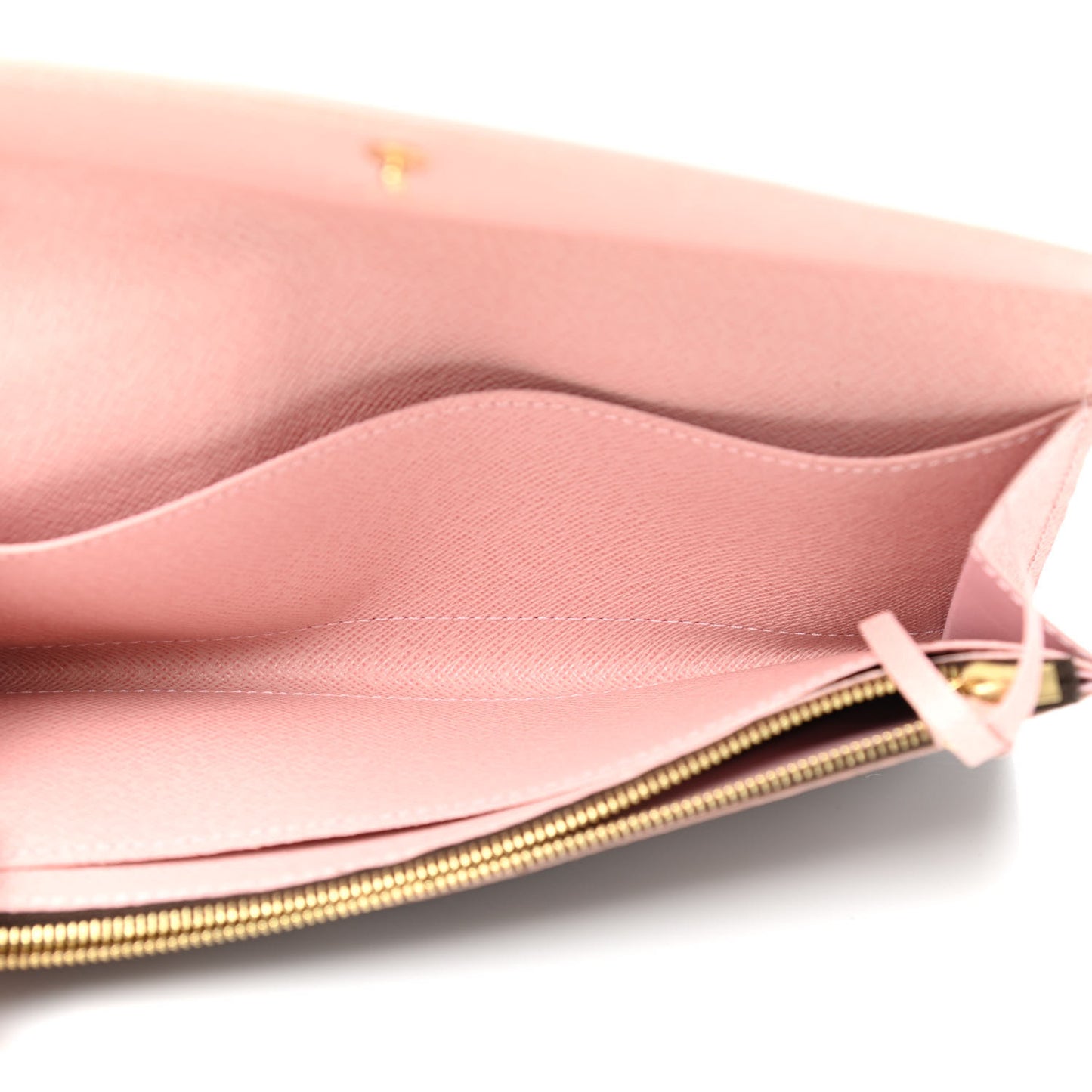 Damier Ebene Caissa Wallet Rose Ballerine