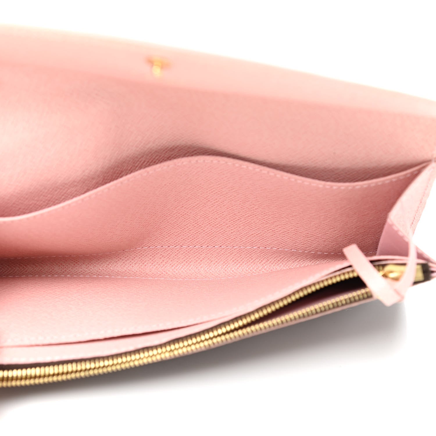 Louis Vuitton Damier Ebene Caissa Wallet Rose Ballerine 5 of 7