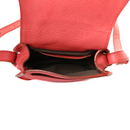 Chloe Calfskin Mini Marcie Round Crossbody Bag Brick 5 of 12