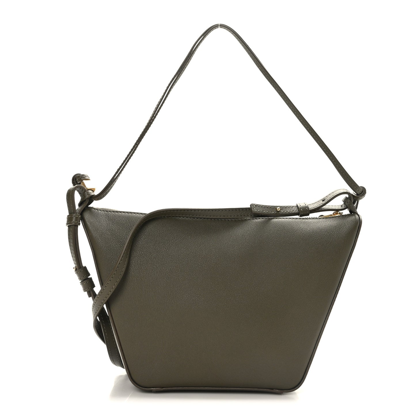 Calfskin Mini Hammock Hobo Vintage Khaki