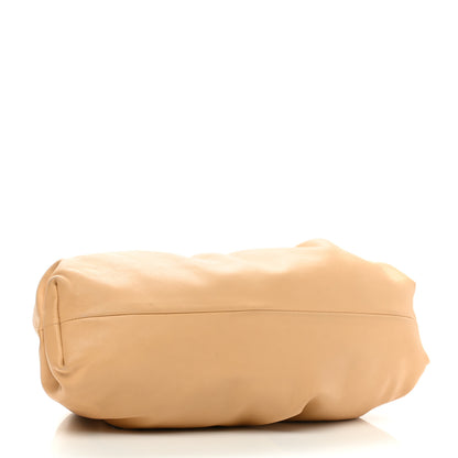 Bottega Veneta Smooth Butter Calf The Pouch Oversized Clutch Almond 4 of 11