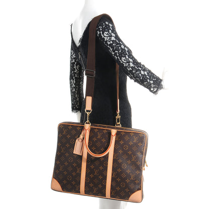 Louis Vuitton Monogram Porte-Documents Voyage Briefcase 2 of 7