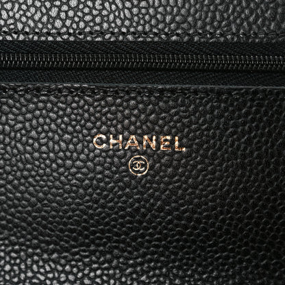 Chanel Caviar Quilted Wallet on Chain WOC Black 6 of 11