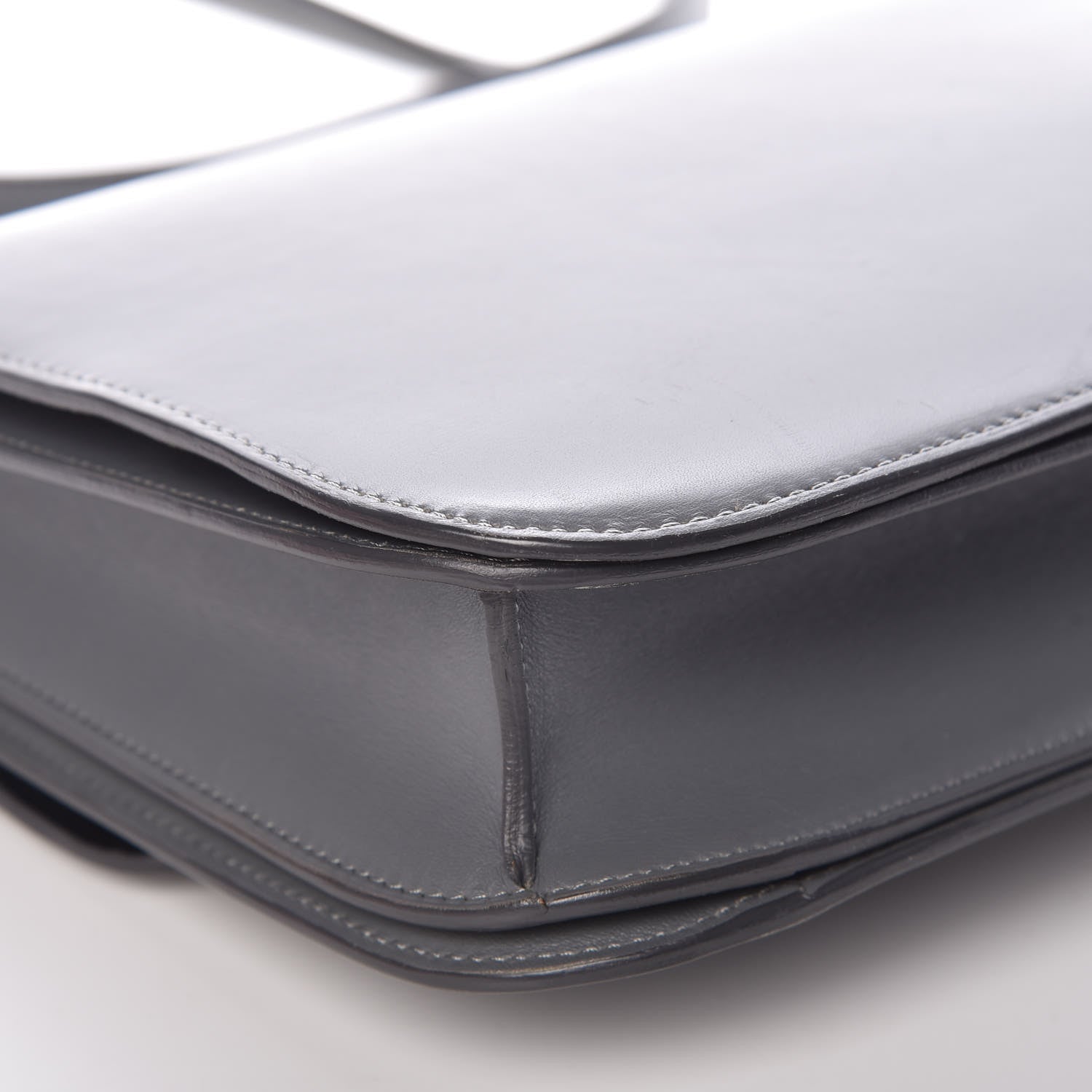 Celine Box Calfskin Medium Classic Box Flap Bag Grey 12 of 19
