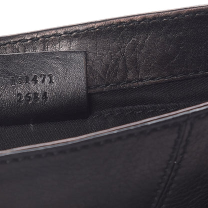 Gucci Calfskin Horsebit Chain Clutch Black 7 of 16