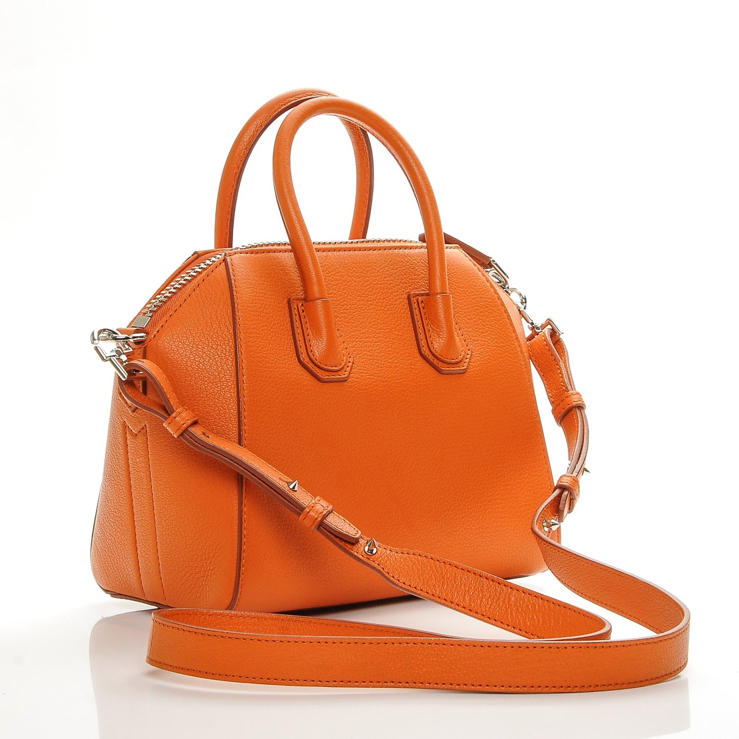 Sugar Goatskin Mini Antigona Rust