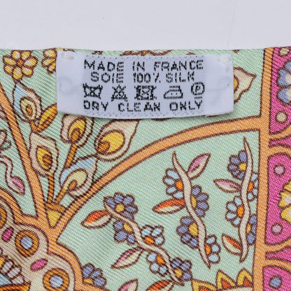 Hermes Silk Au Pays Des Oiseaux Fleurs Twilly 3 of 5