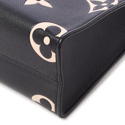 Louis Vuitton Empreinte Monogram Giant Onthego PM Black Beige 5 of 8