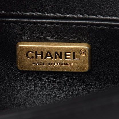 Chanel Orylag Rabbit Fur Calfskin Small Boy Flap Black 6 of 12