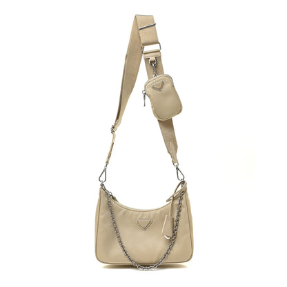 Prada Re-Nylon Saffiano Re-Edition 2005 Shoulder Bag Deserto 1 of 15