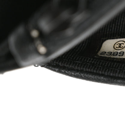 Chanel Sheepskin Chevron Reissue Wallet On Chain WOC So Black 7 of 10