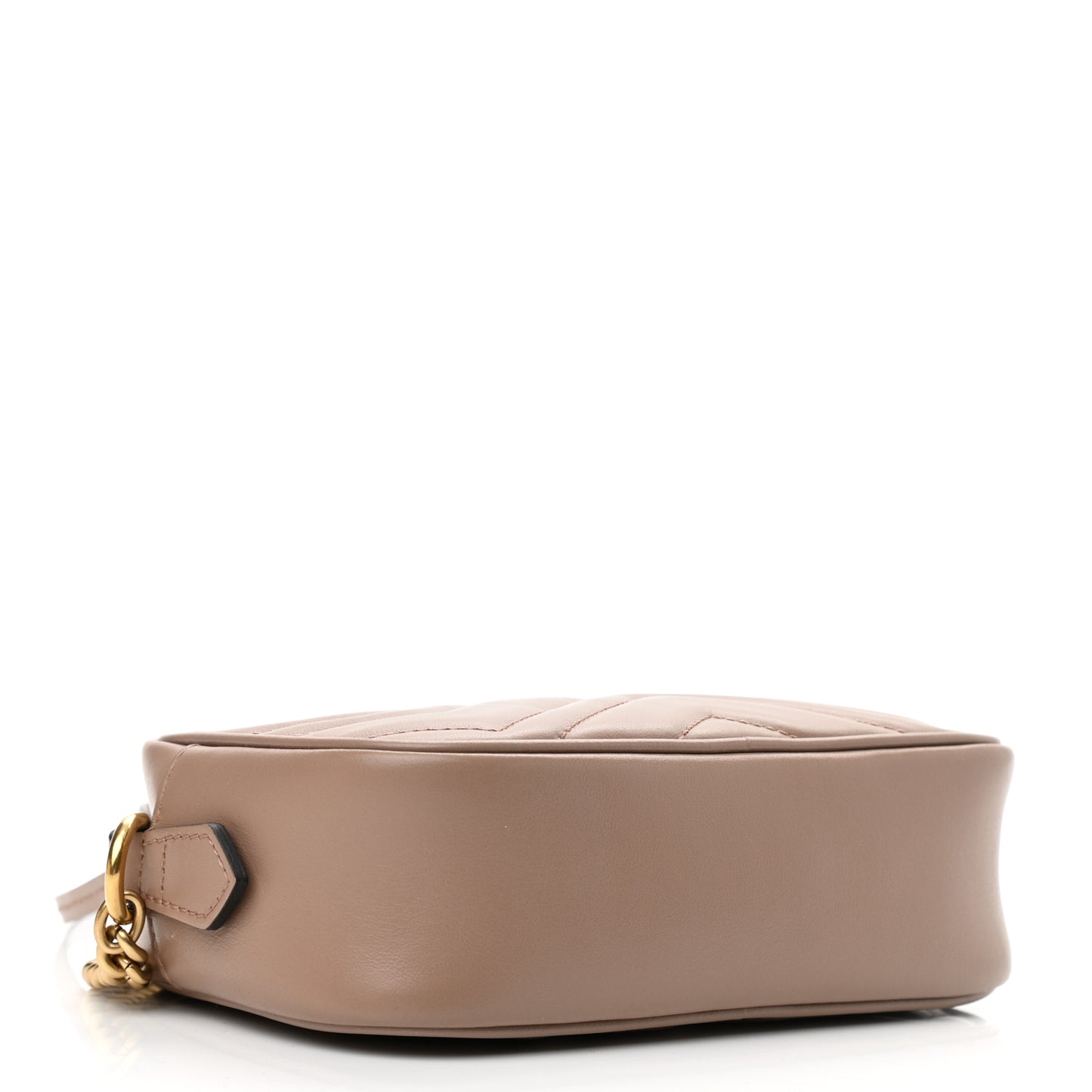 Calfskin Matelasse Mini GG Marmont Chain Shoulder Bag Porcelain Rose