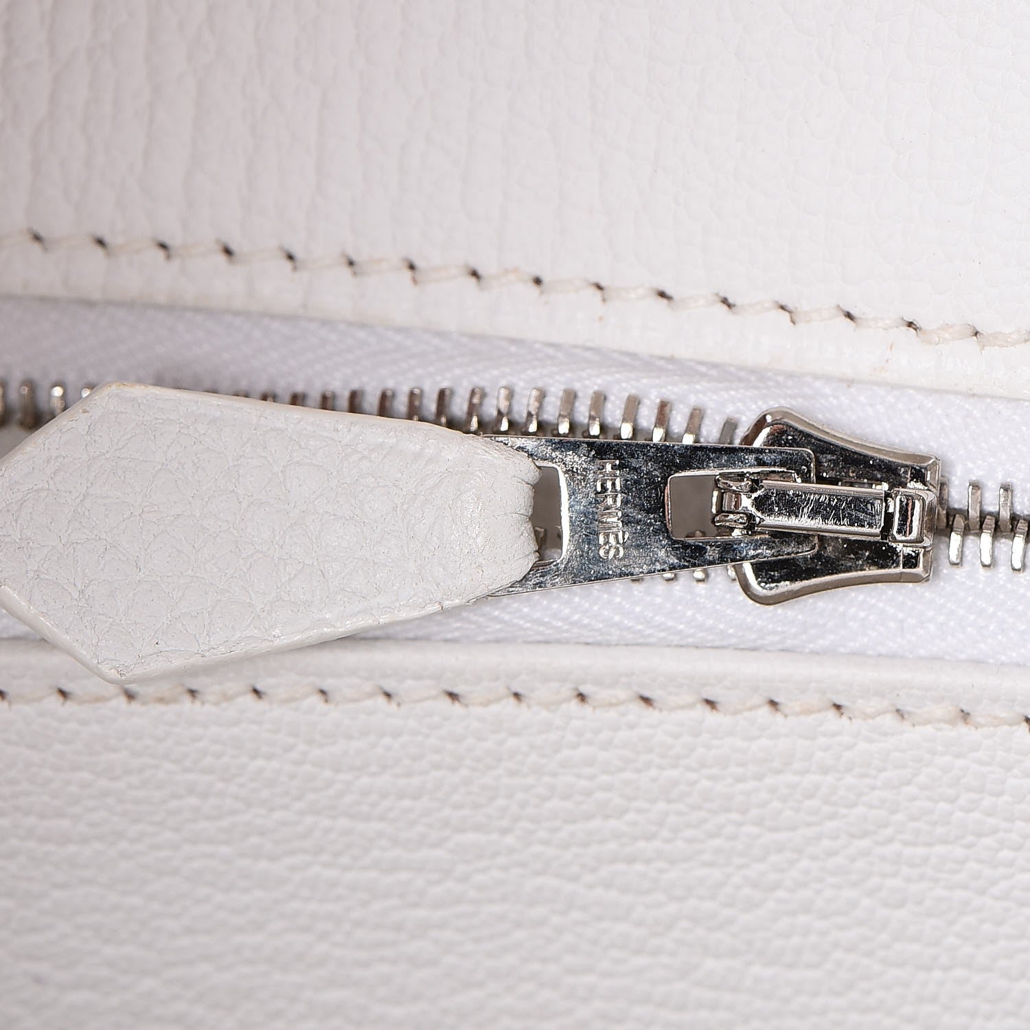 Hermes Taurillon Clemence Birkin 35 White 12 of 33