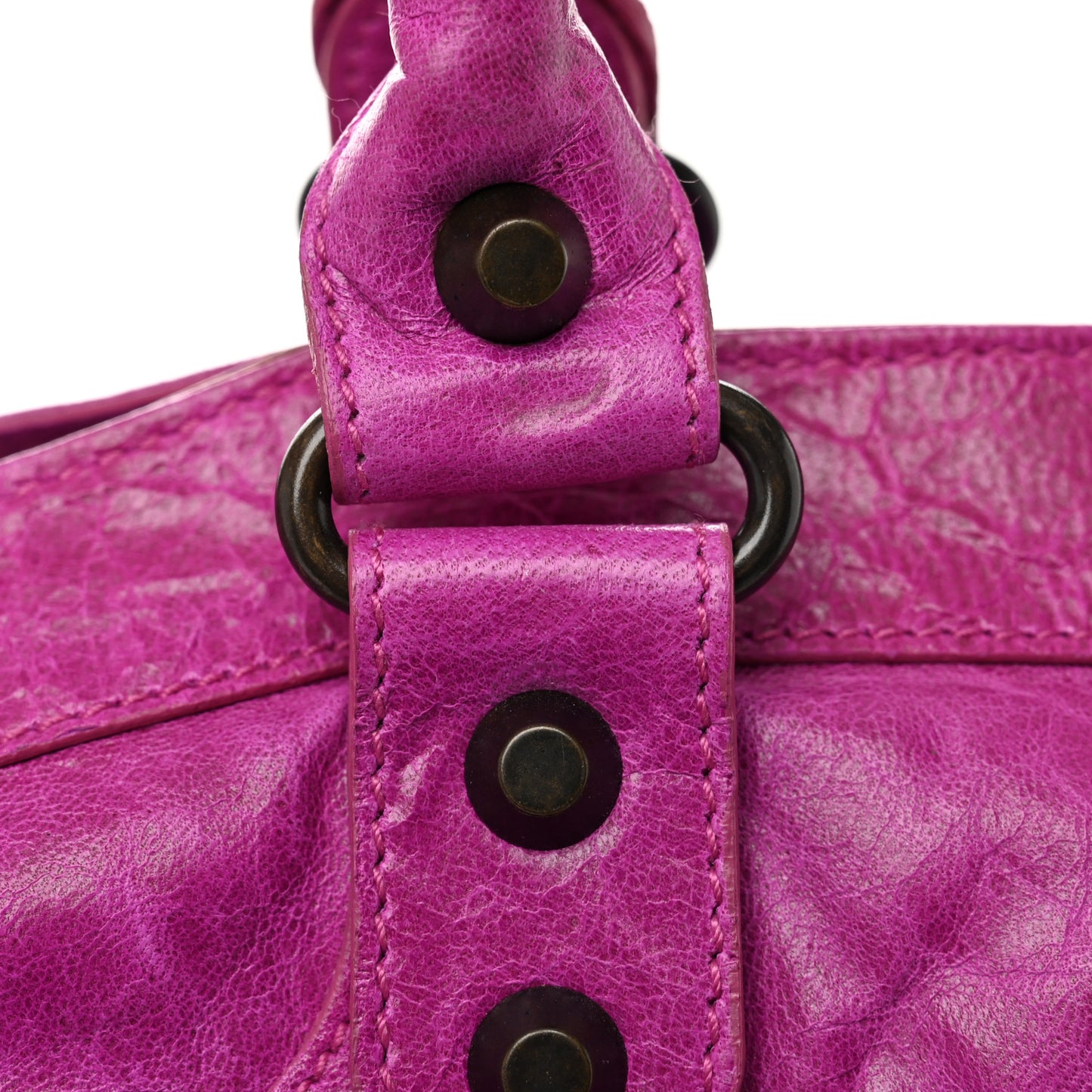 Agneau Classic Hardware Step Magenta