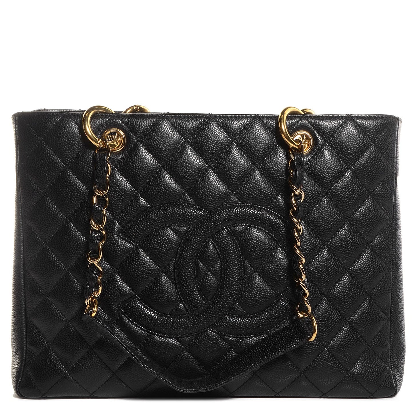 Caviar Grand Shopping Tote GST Black