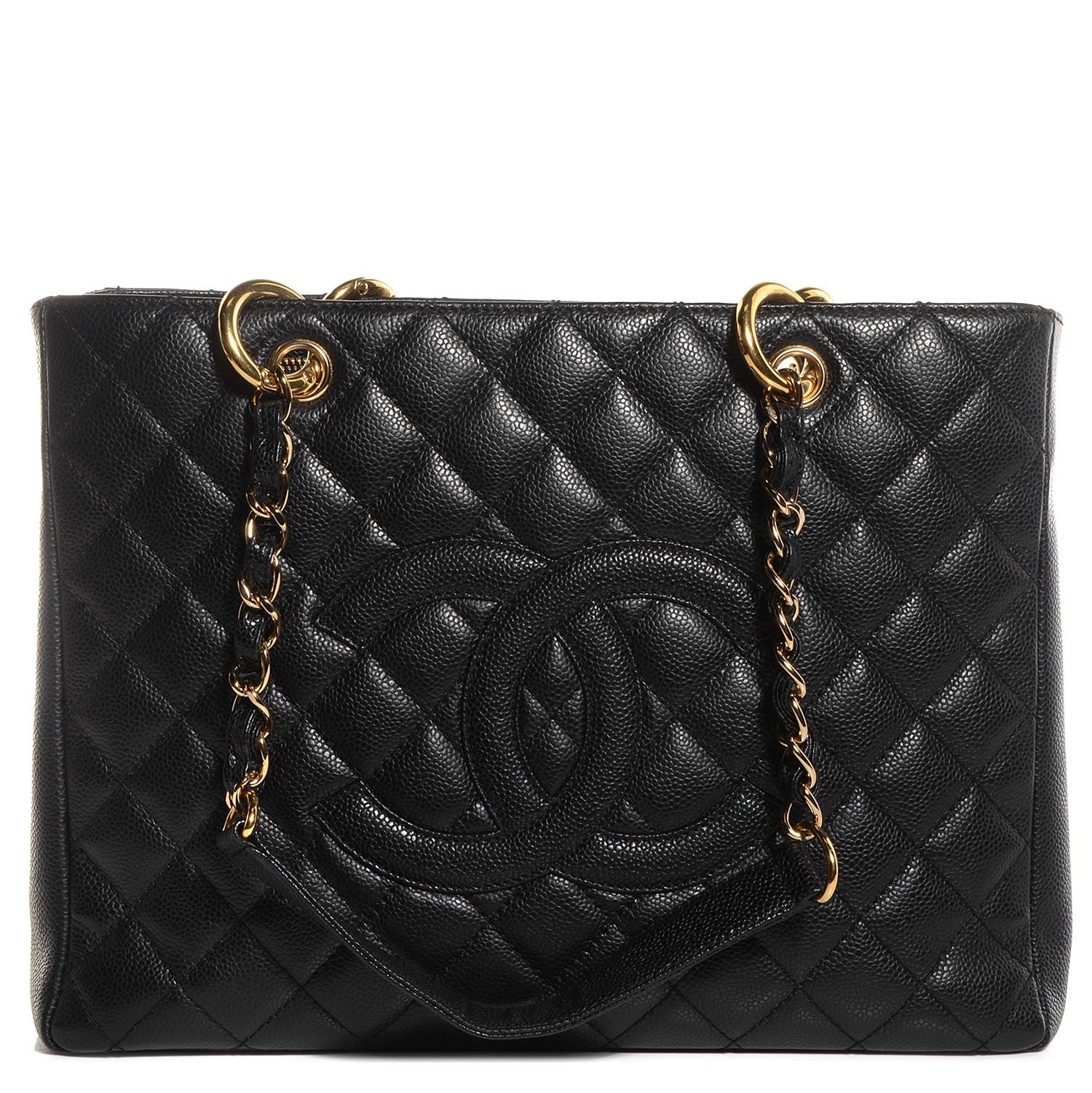 Chanel Caviar Grand Shopping Tote GST Black 1 of 7
