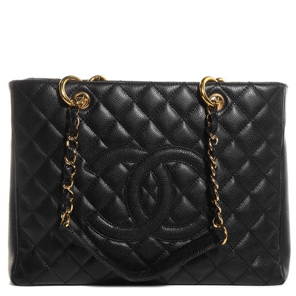 Chanel Caviar Grand Shopping Tote GST Black 1 of 7