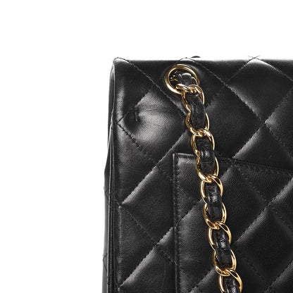 Chanel Lambskin Quilted Maxi Double Flap Black 11 of 14