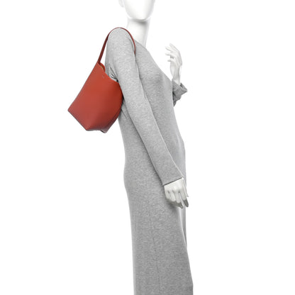 The Row Grained Calfskin Small N/S Park Tote Rust 2 of 10