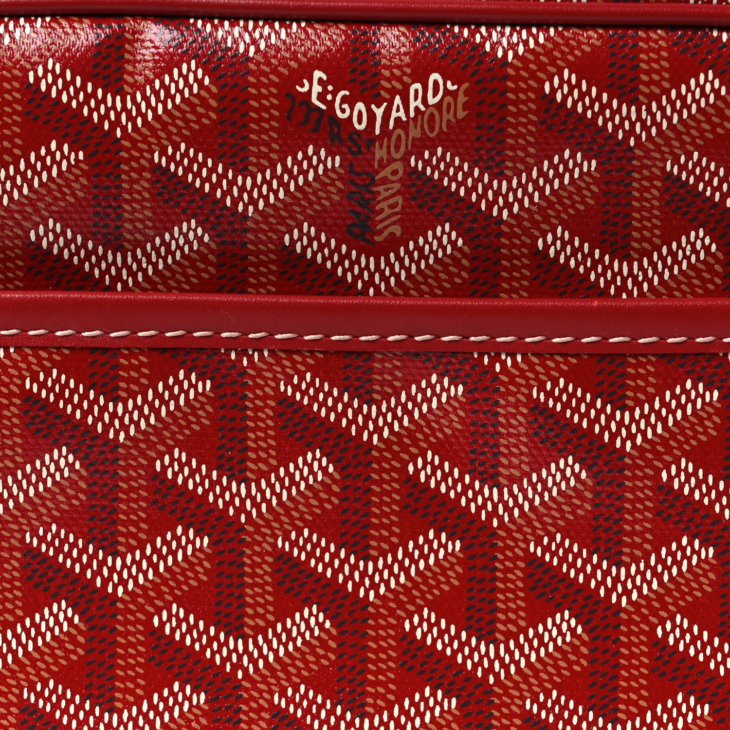 Goyard Goyardine Sac Cap Vert Red 7 of 10