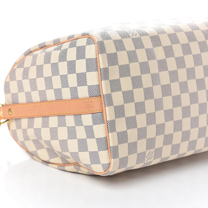 Louis Vuitton Damier Azur Speedy Bandouliere 30 8 of 9