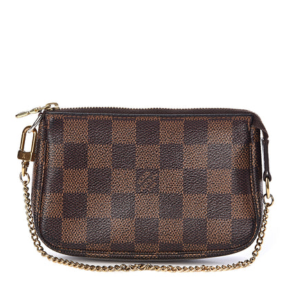 Louis Vuitton Damier Ebene Mini Pochette Accessories 1 of 7