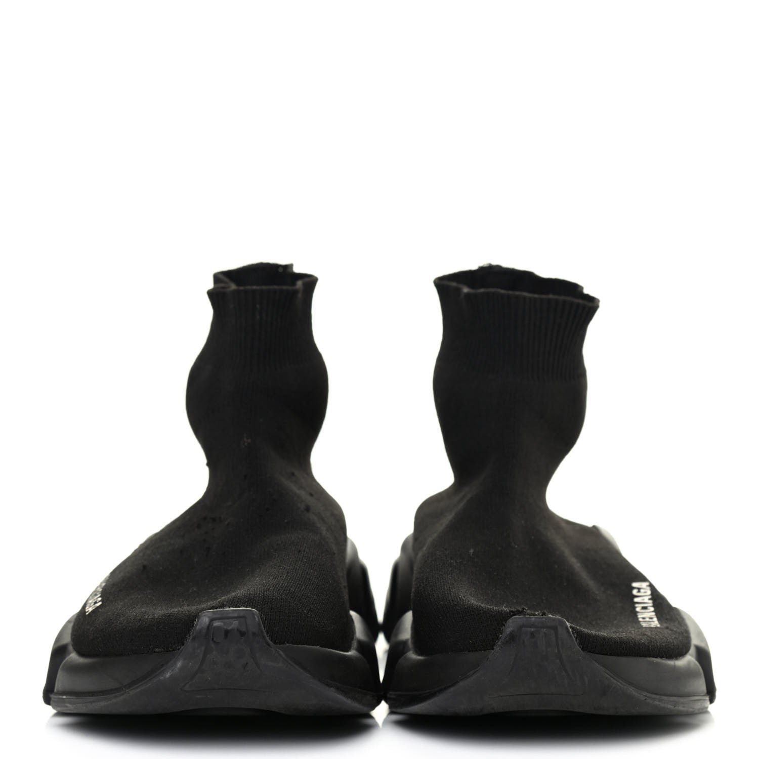 Balenciaga Neoprene Knit Womens Speed Sneakers 36 Black 2 of 5
