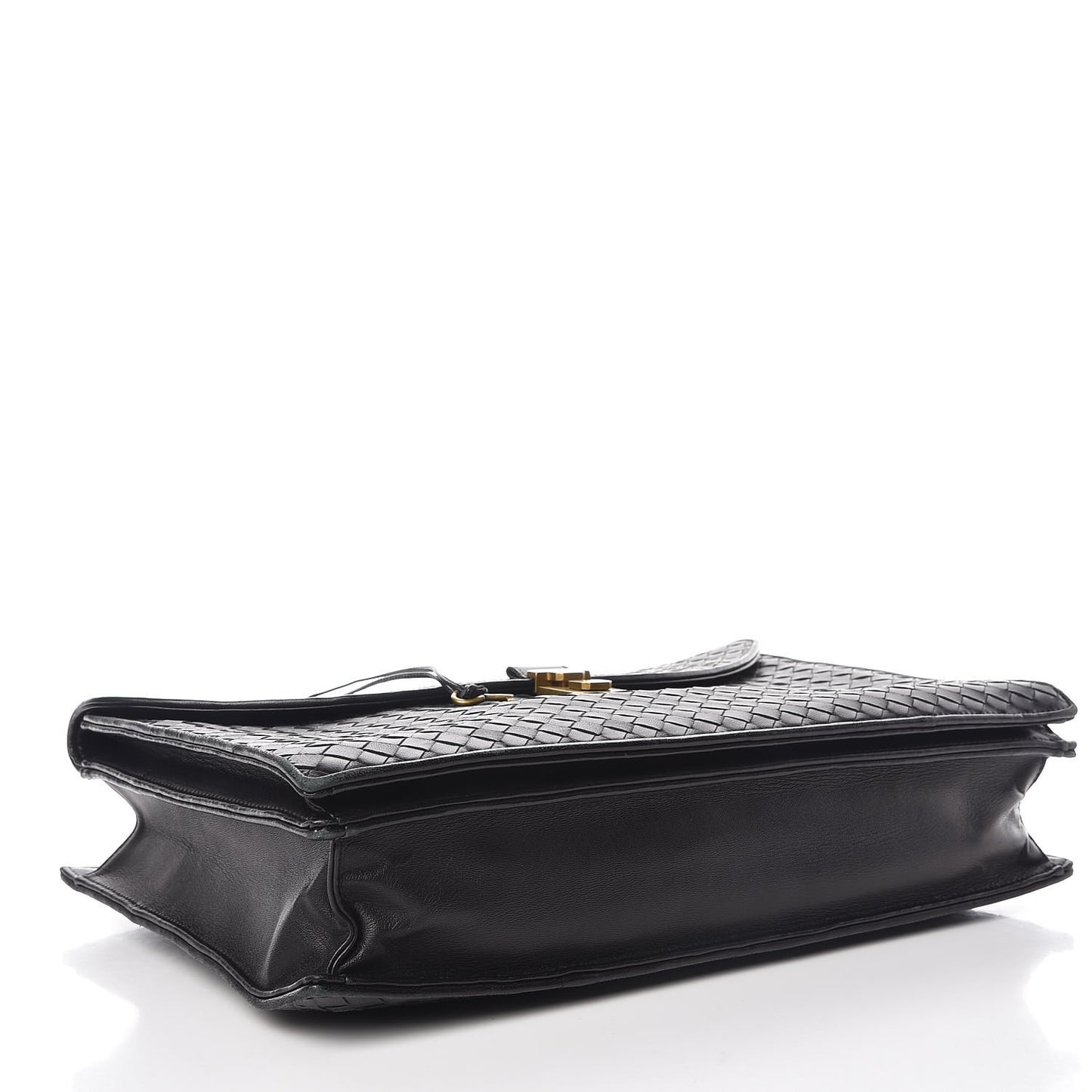 Nappa Intrecciato Briefcase Black
