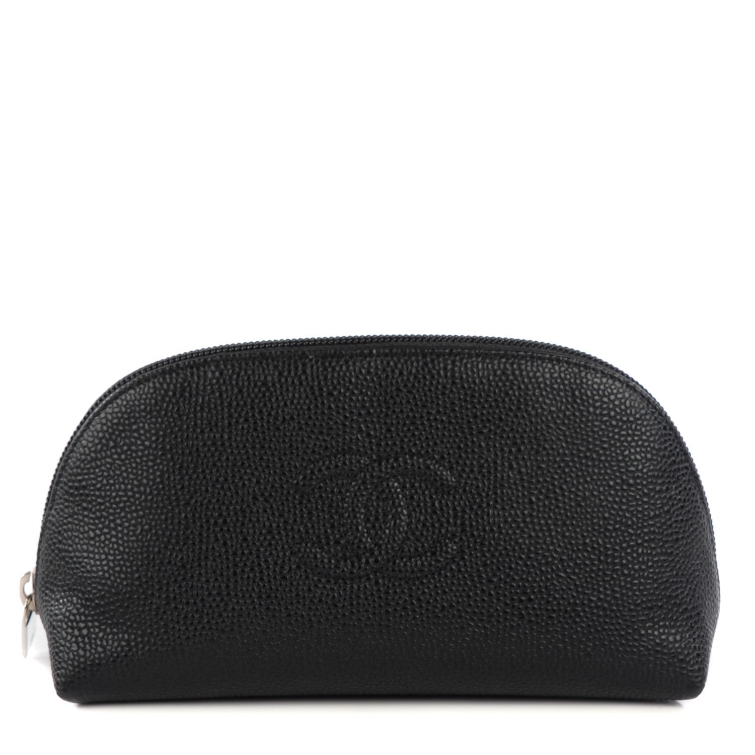 Chanel Caviar Timeless CC Cosmetic Pouch Black 1 of 8
