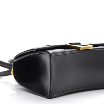 Balenciaga Shiny Box Calfskin Hourglass Top Handle Bag XS Black 7 of 8