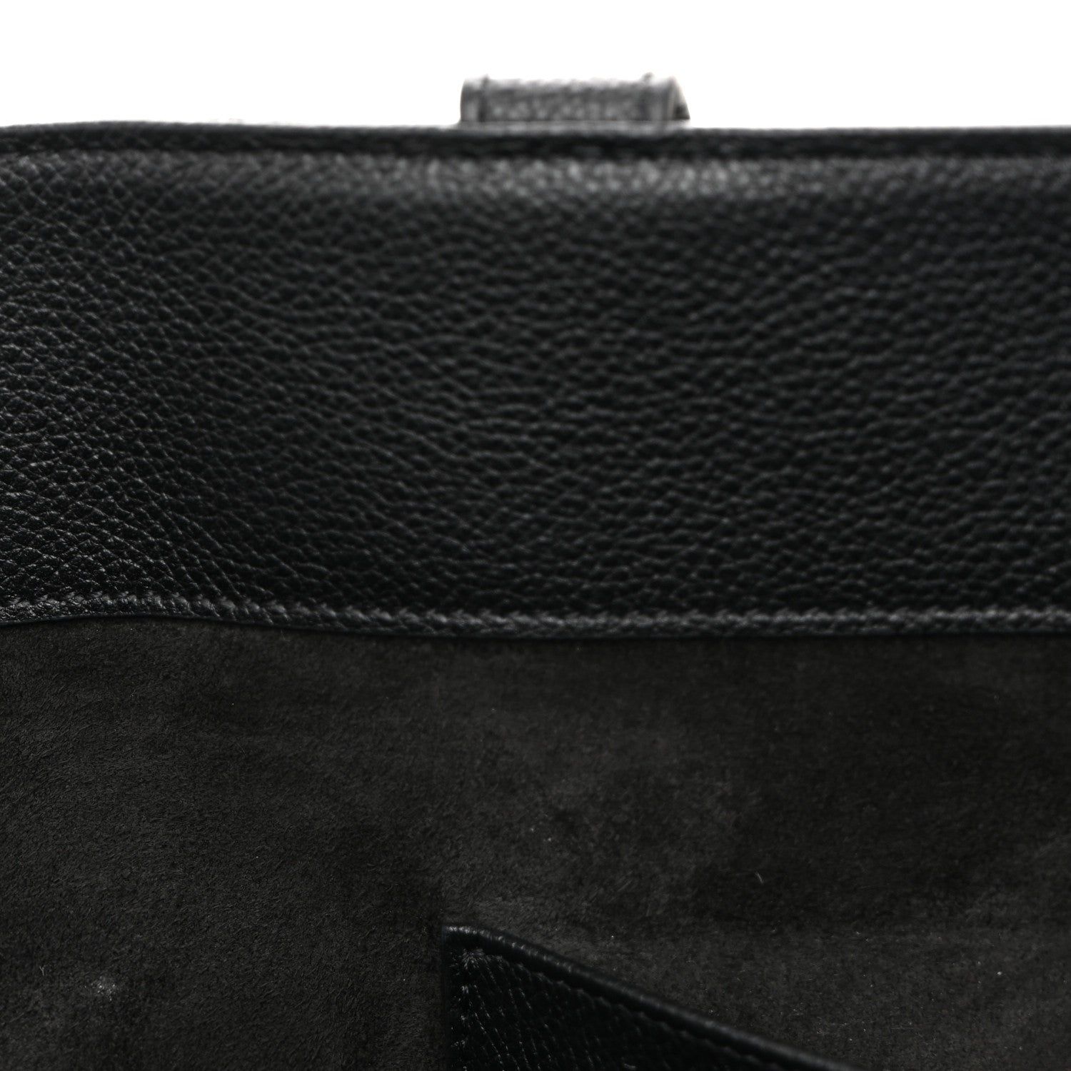 Celine Grained Calfskin Triomphe Medium Cabas Anais Black 12 of 15