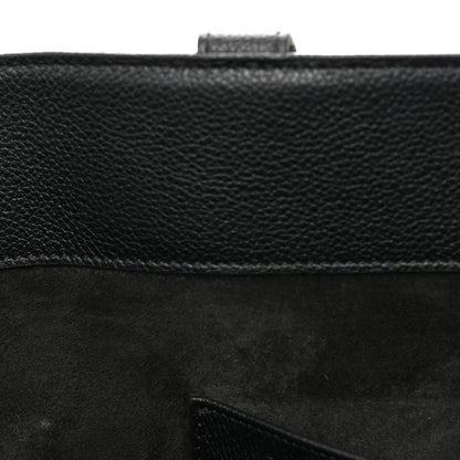 Celine Grained Calfskin Triomphe Medium Cabas Anais Black 12 of 15