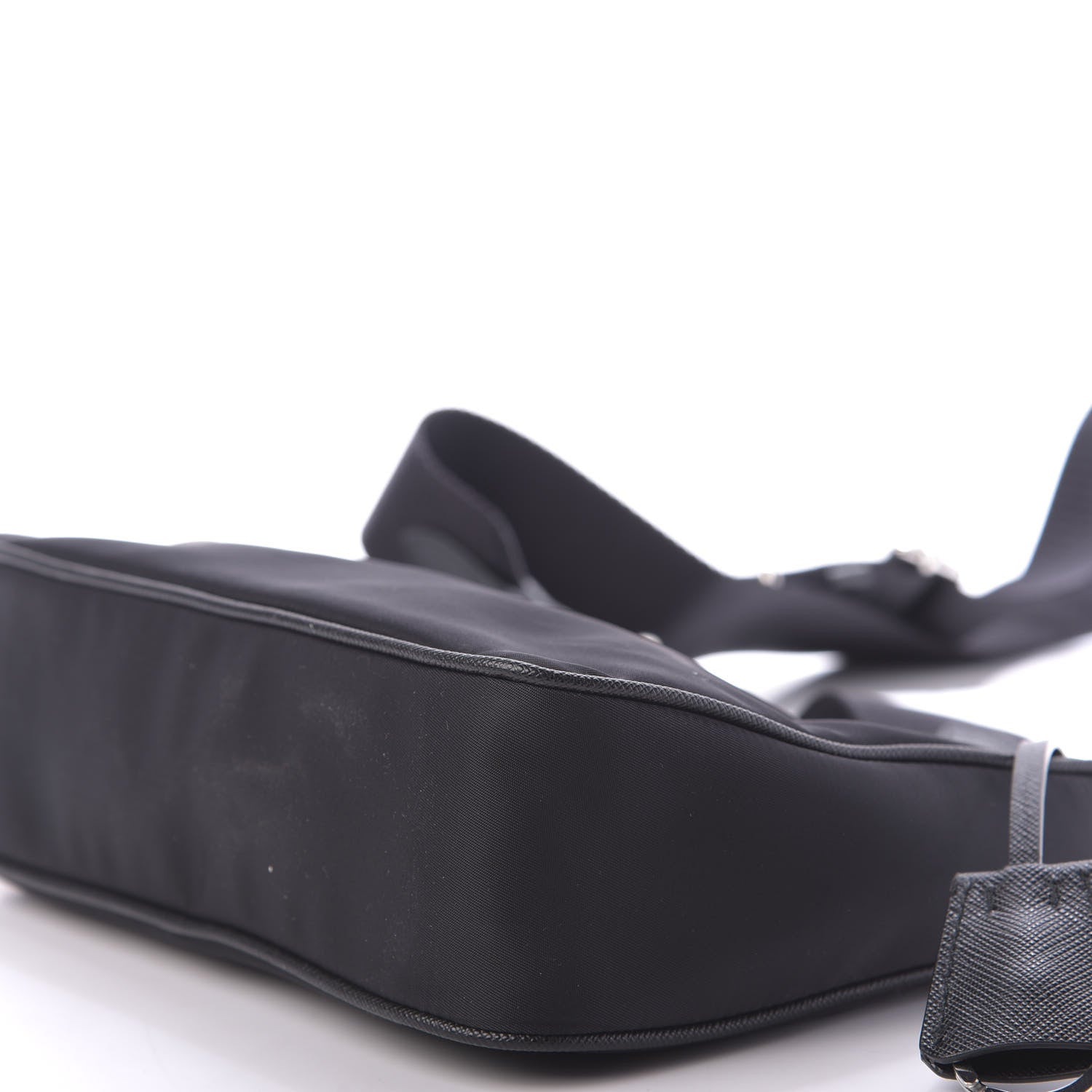 Prada Nylon Re-Edition 2005 Shoulder Bag Black 7 of 10