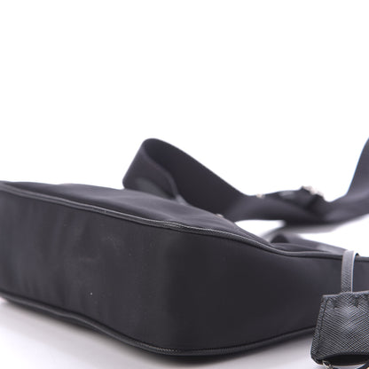 Prada Nylon Re-Edition 2005 Shoulder Bag Black 7 of 10