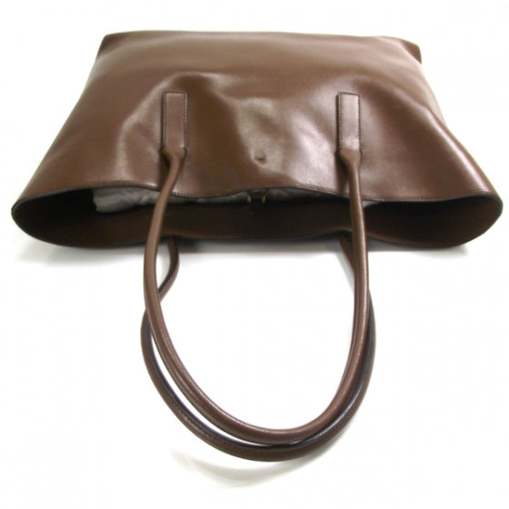 Prada Leather Tote Brown 6 of 11