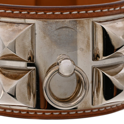 Hermes Barenia Collier De Chien CDC Bracelet S Fauve 9 of 9