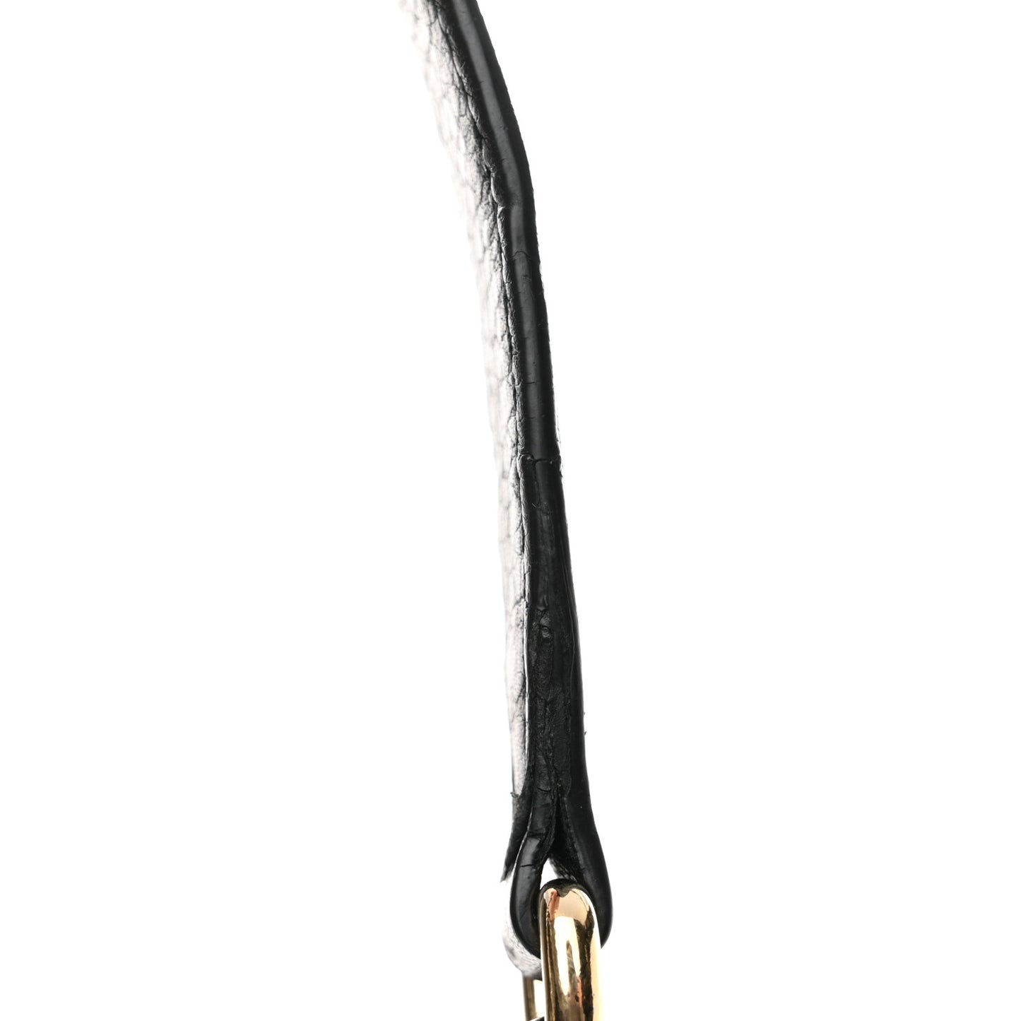 Pebbled Calfskin Medium Soho Chain Shoulder Bag Black