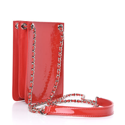 Chanel Patent Crossbody CC Phone Holder Red 3 of 11