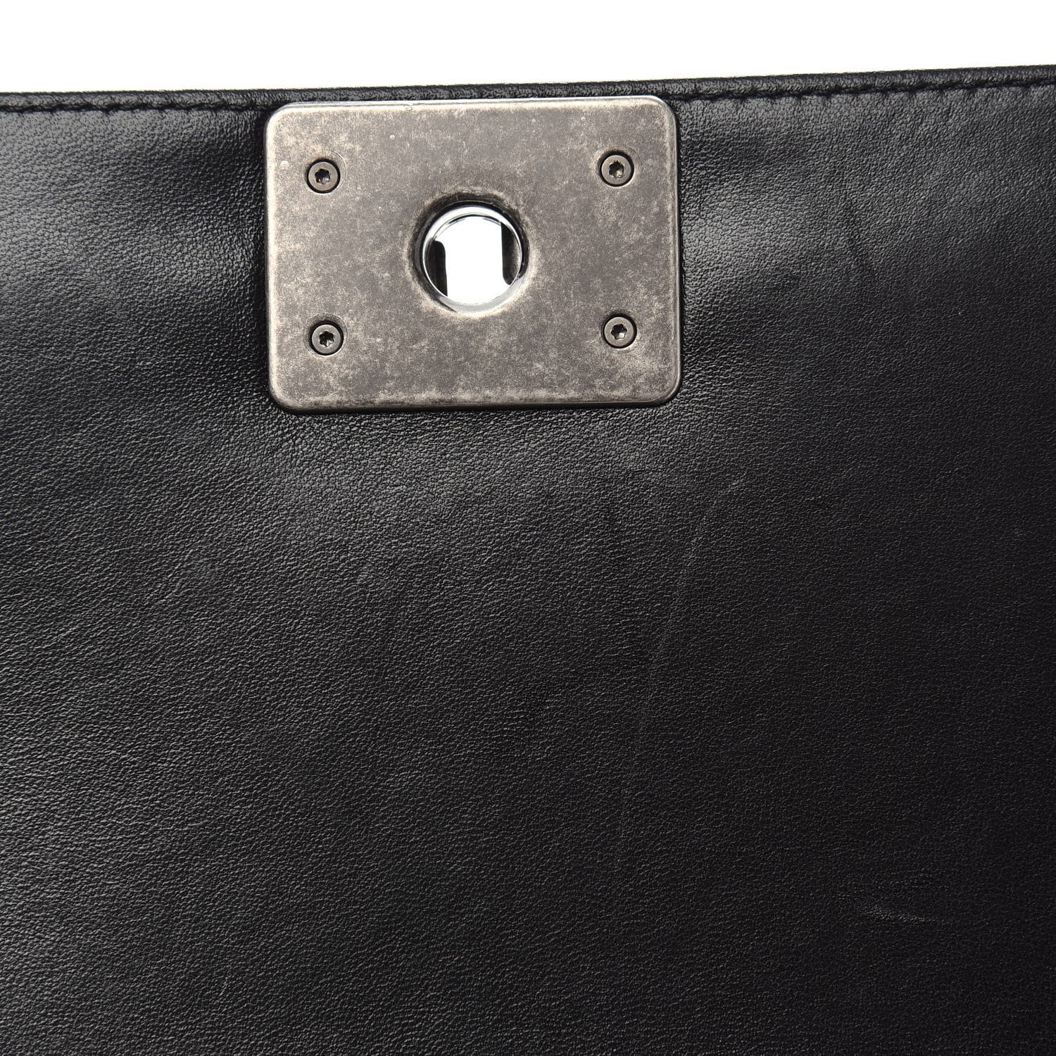 Chanel Lambskin Quilted Medium Boy Flap Black 14 of 17