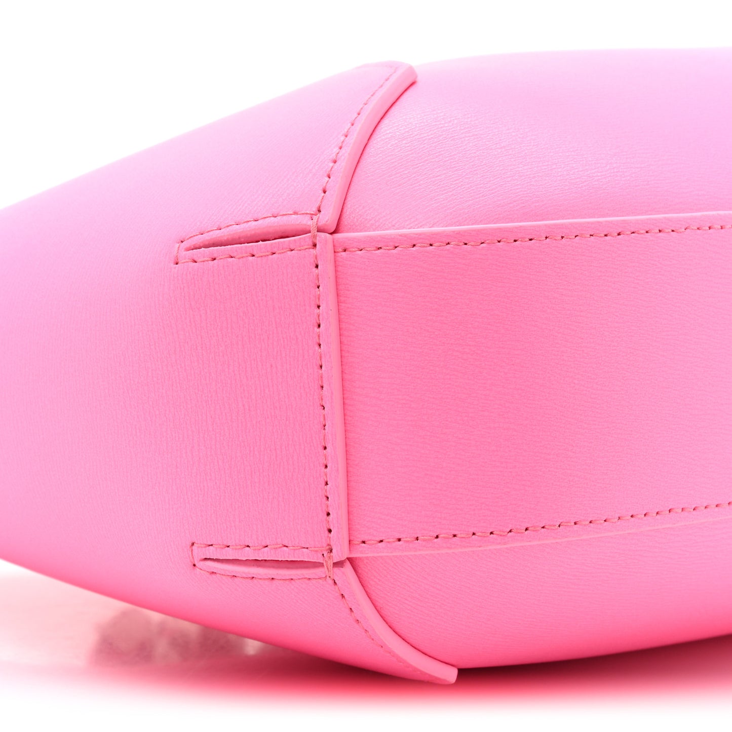 Smooth Calfskin Jeweled Hobo Bag Fluo Pink