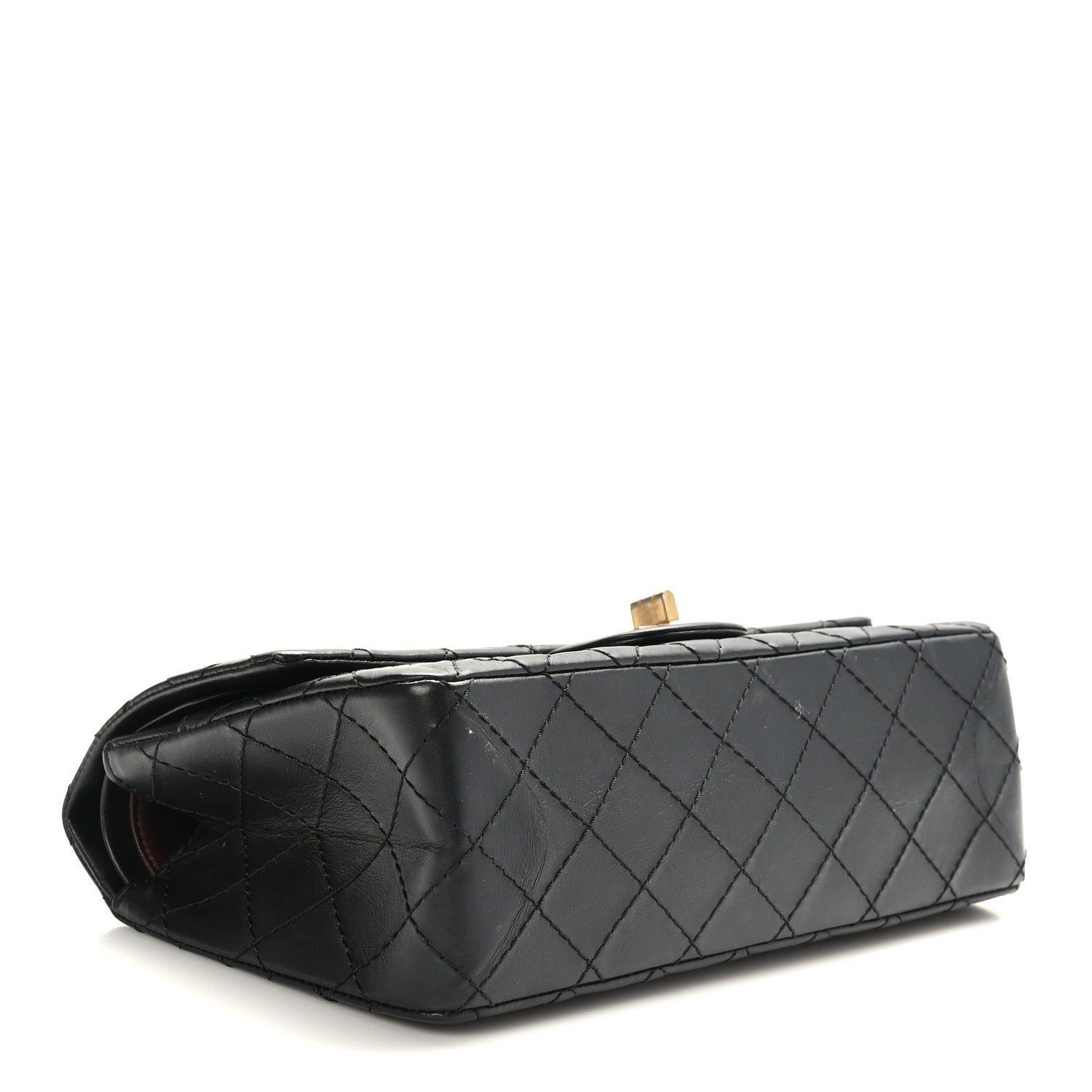 Chanel Aged Calfskin Quilted 2.55 Reissue 225 Flap Black 4 of 9