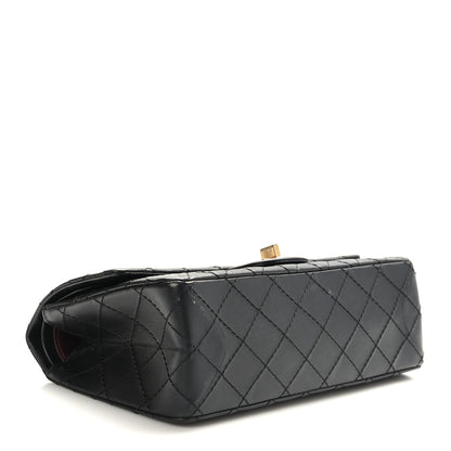 Chanel Aged Calfskin Quilted 2.55 Reissue 225 Flap Black 4 of 9