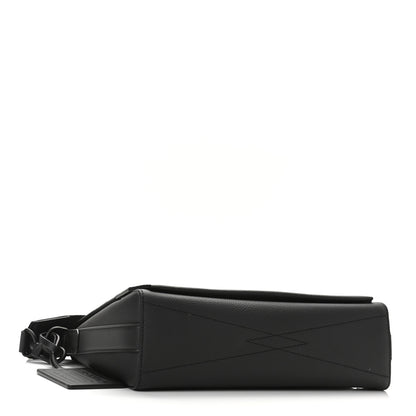 Louis Vuitton Calfskin Aerogram Messenger Black 4 of 9
