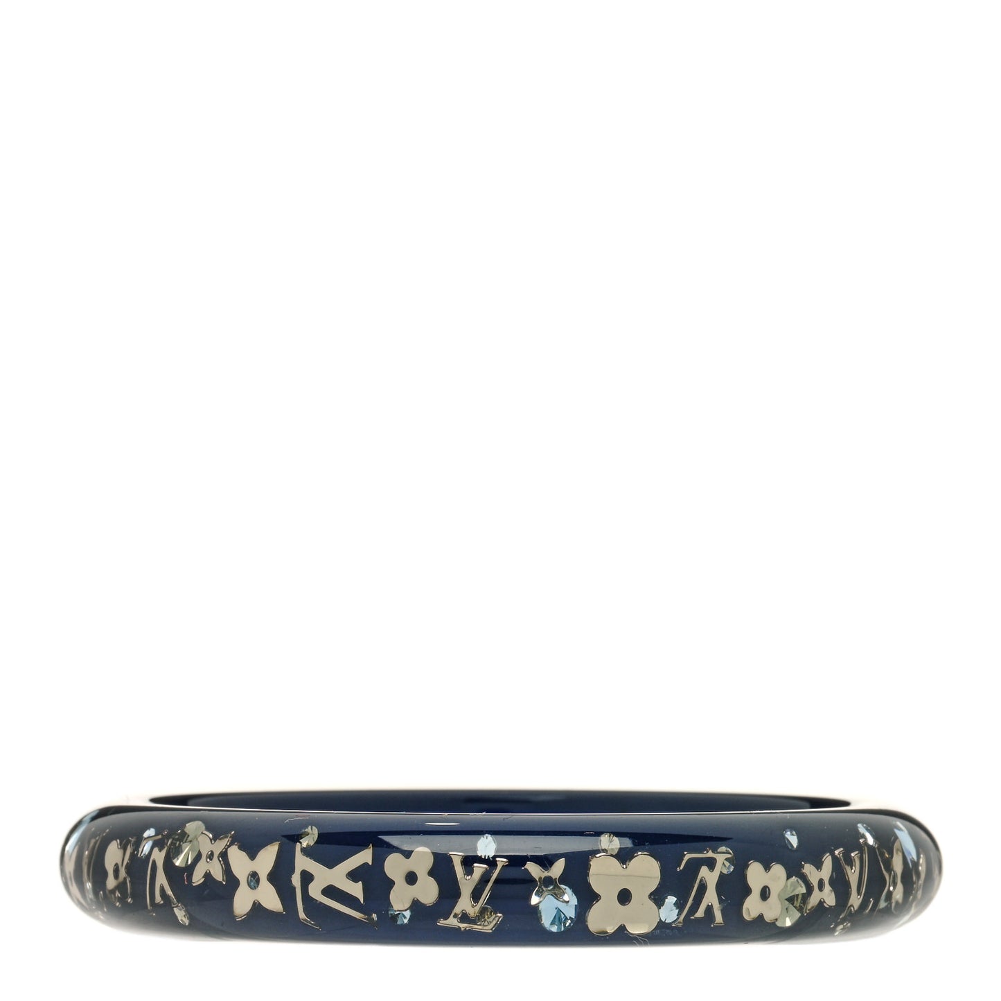 Resin Swarovski Medium Inclusion Bracelet PM Navy