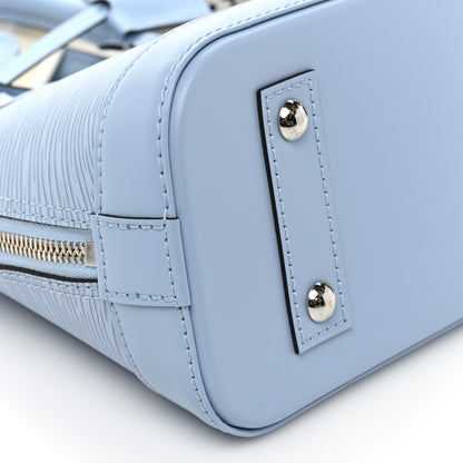 Louis Vuitton Epi Jacquard Alma BB Bleu Nuage 7 of 8
