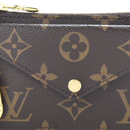 Louis Vuitton Monogram Recto Verso Card Holder Black 9 of 10