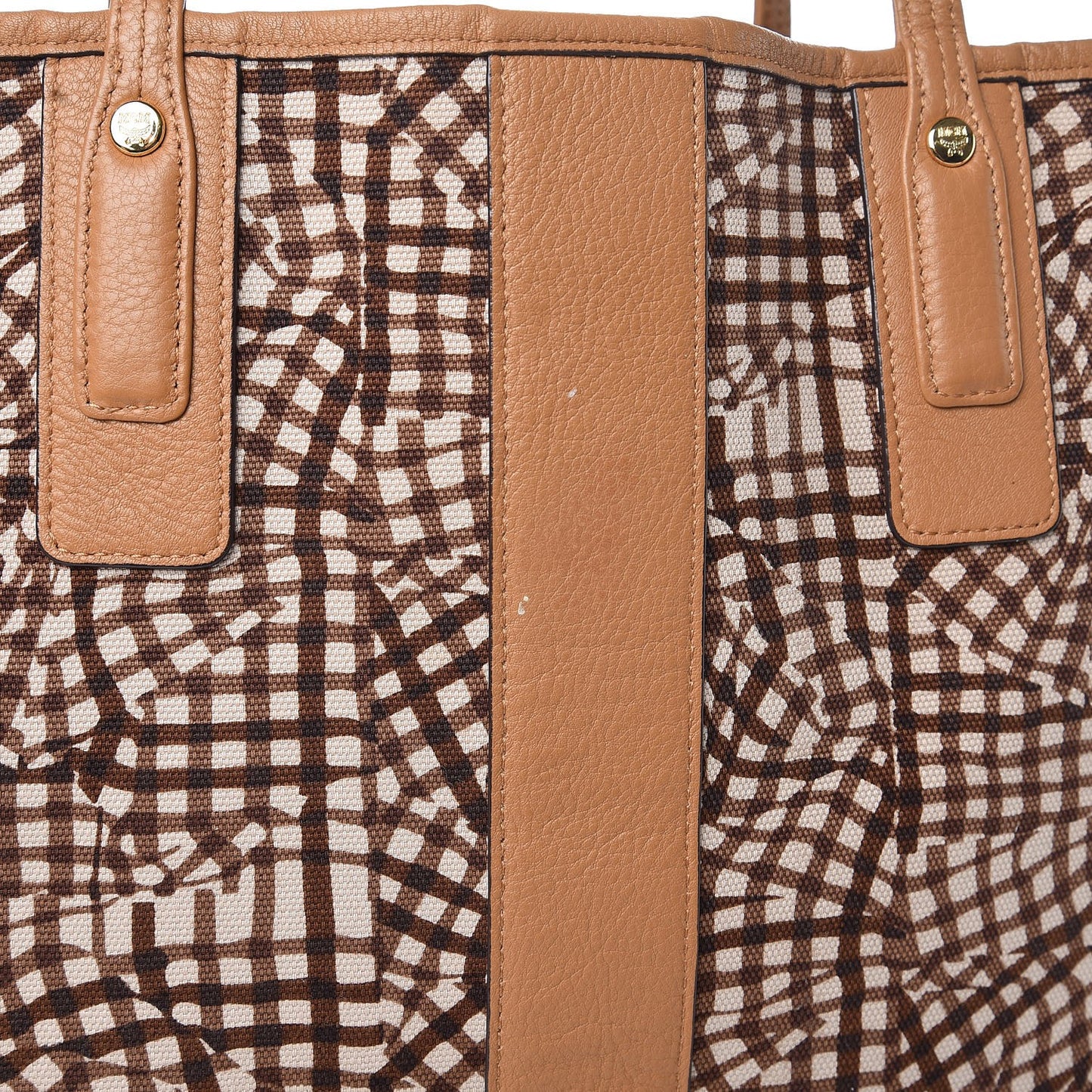 Visetos Medium Liz Reversible Shopper Tote Cognac