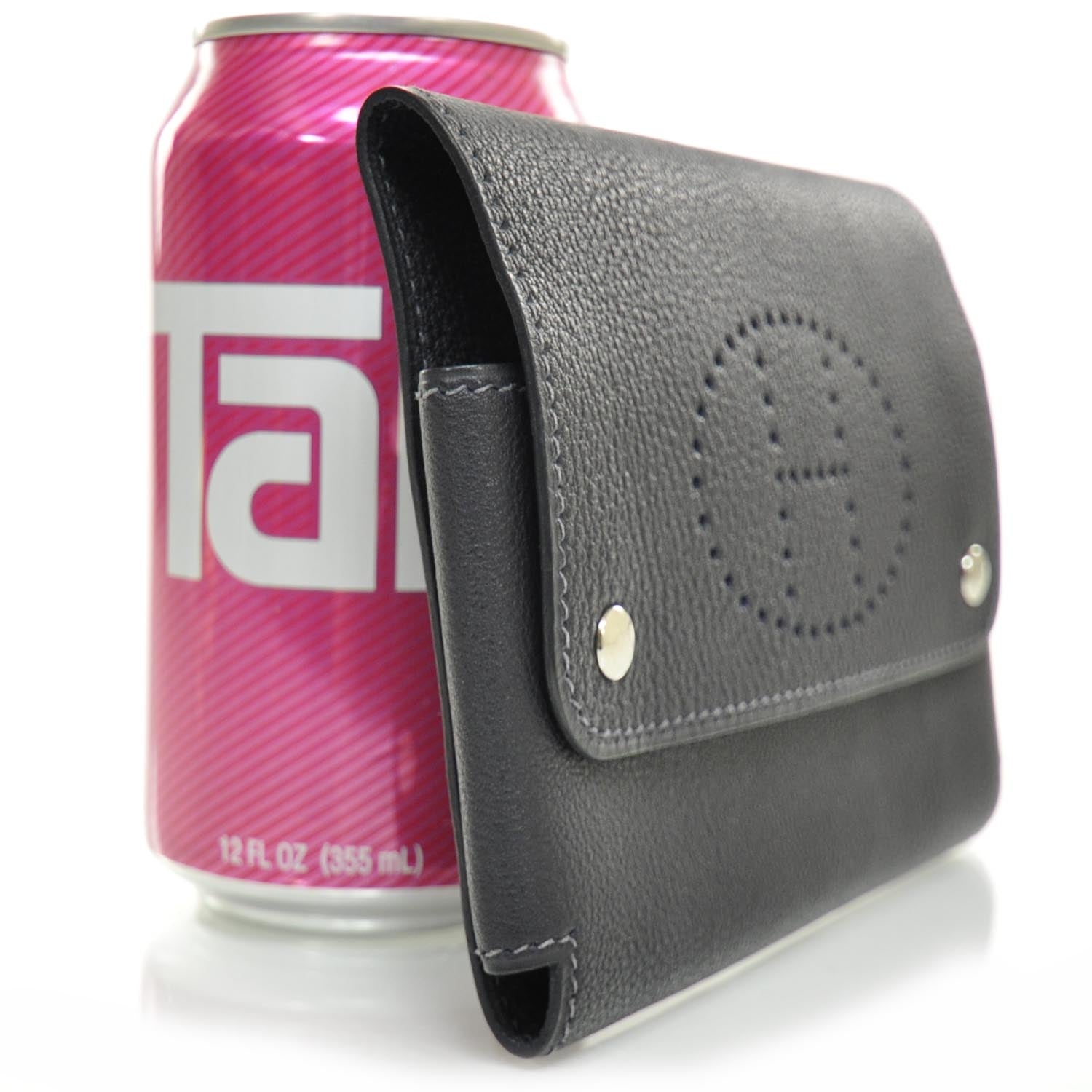 Hermes Taurillon Clemence Playing Cards Holder Black 3 of 7