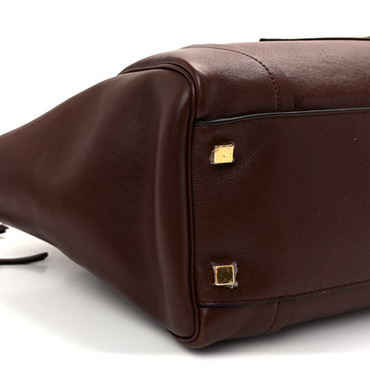 Celine Supple Shiny Lambskin Medium Smiling New Luggage Brick 8 of 9