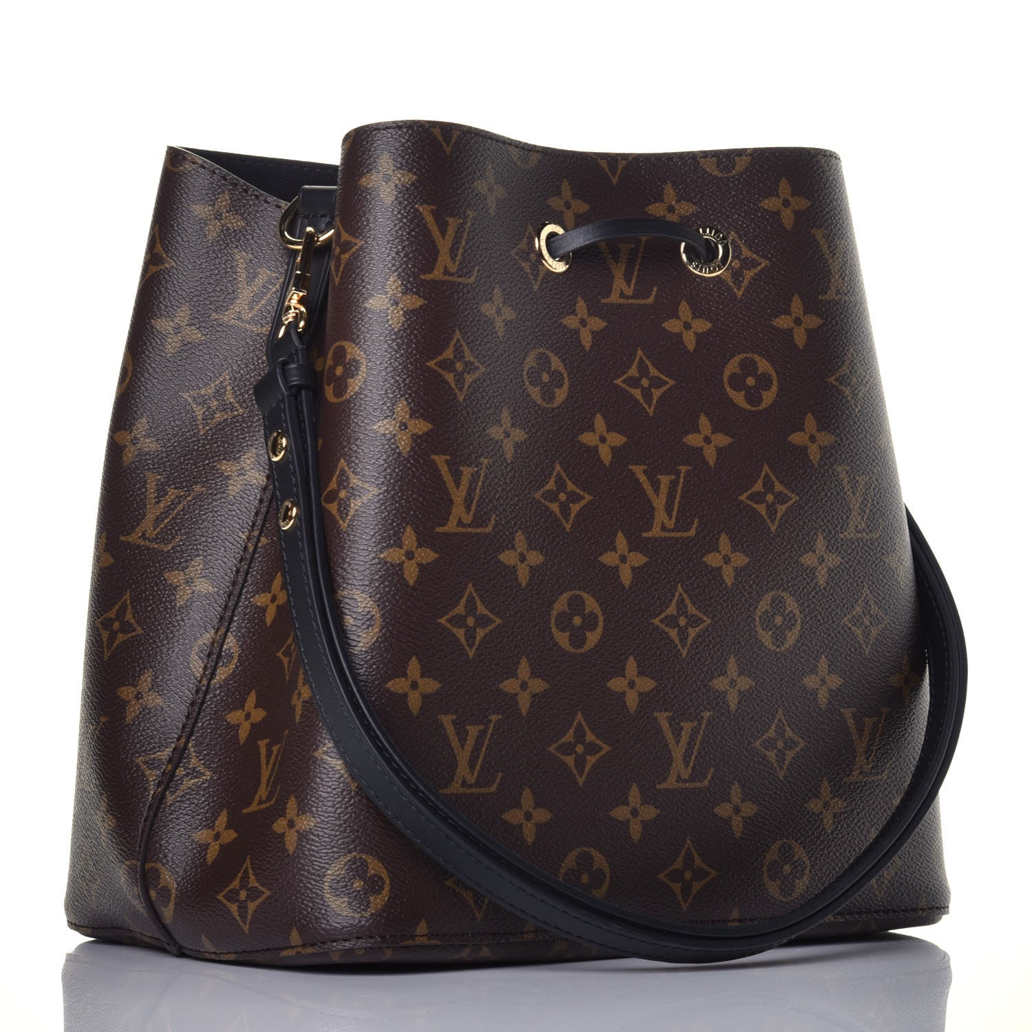 Louis Vuitton Monogram Neonoe MM Black 3 of 8